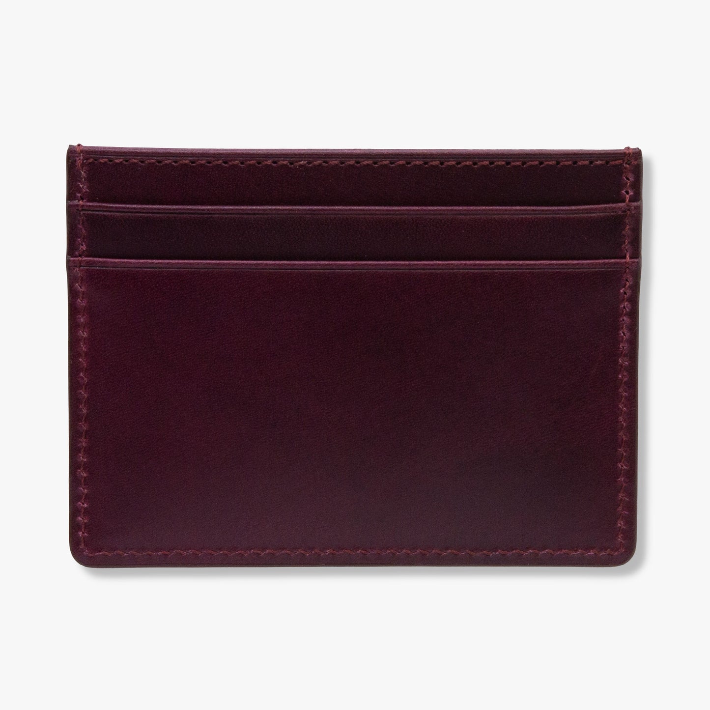 Premium Minimalist Slim Card Holder Wallet - Bordeaux