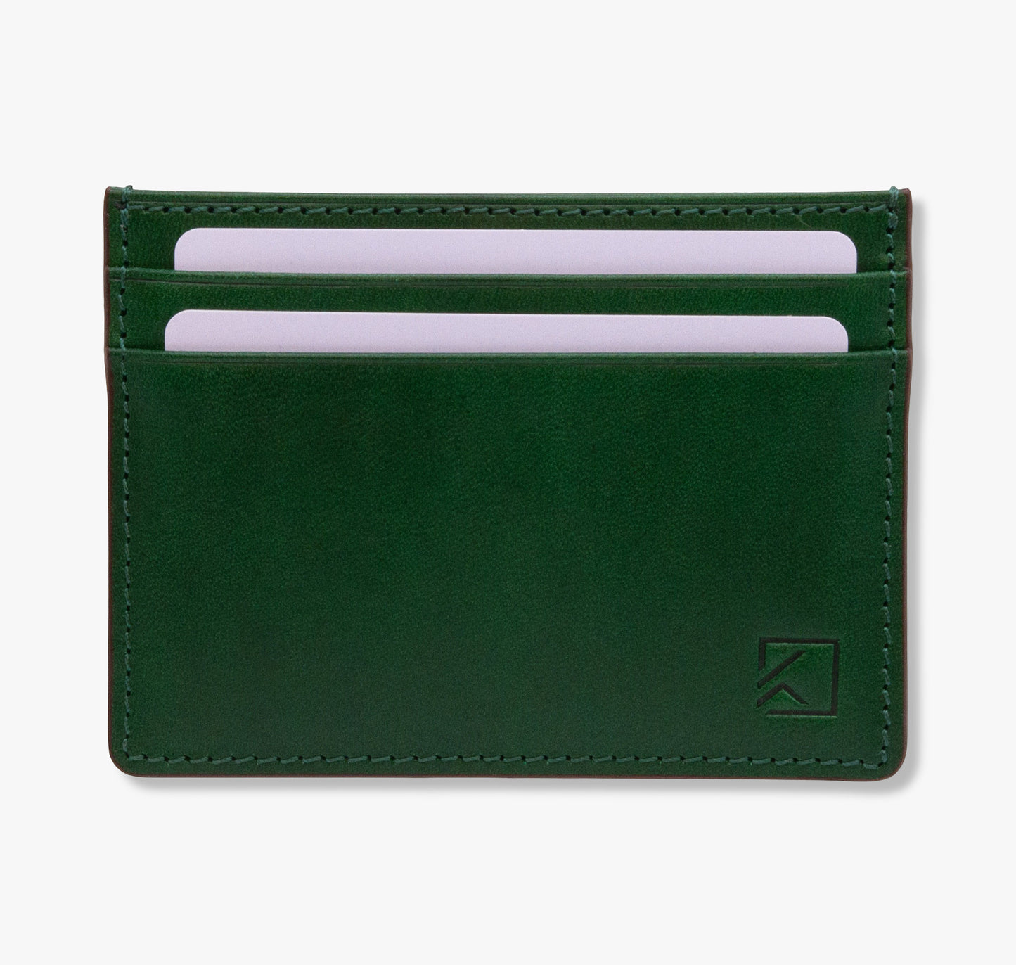 Premium Minimalist Slim Card Holder Wallet - Evergreen