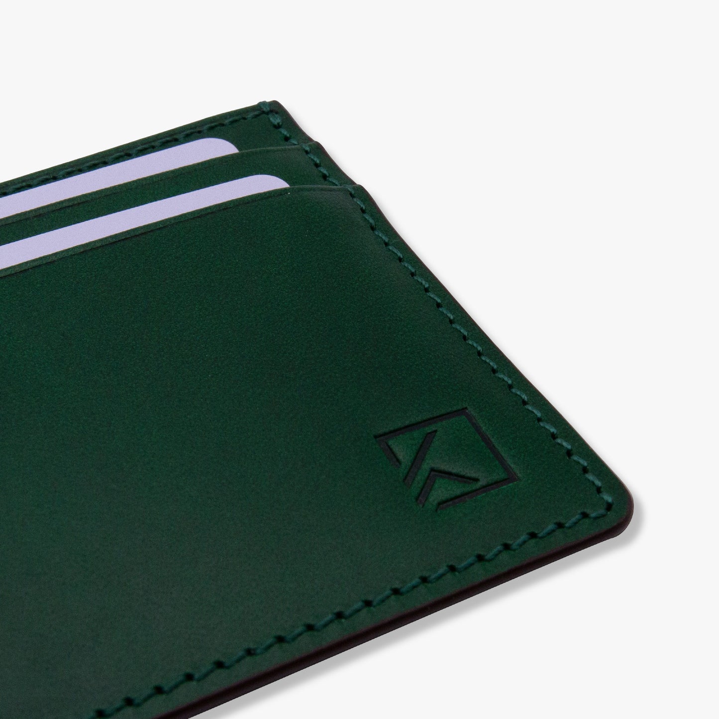 Premium Minimalist Slim Card Holder Wallet - Evergreen