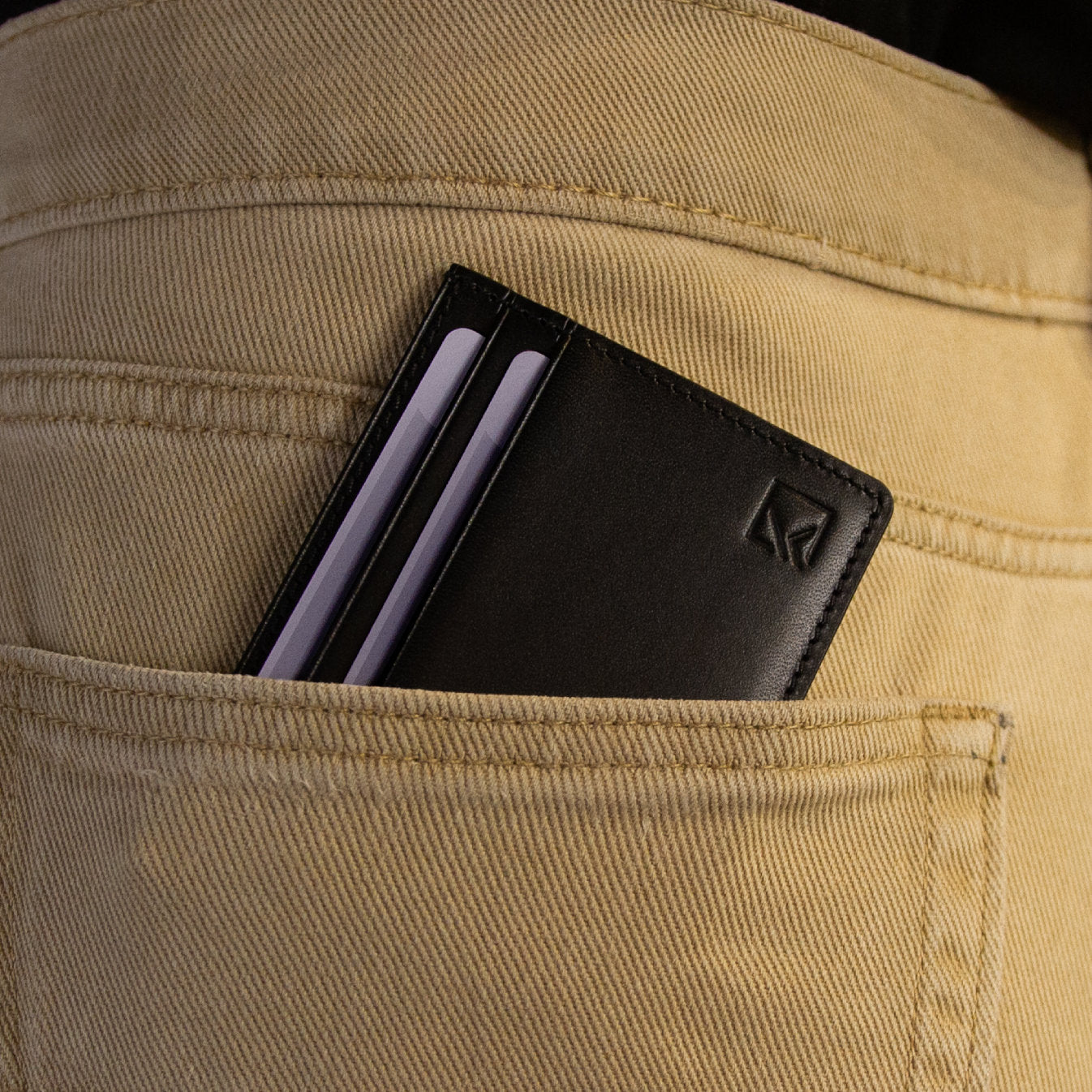 Premium Minimalist Slim Card Holder Wallet - Midnight