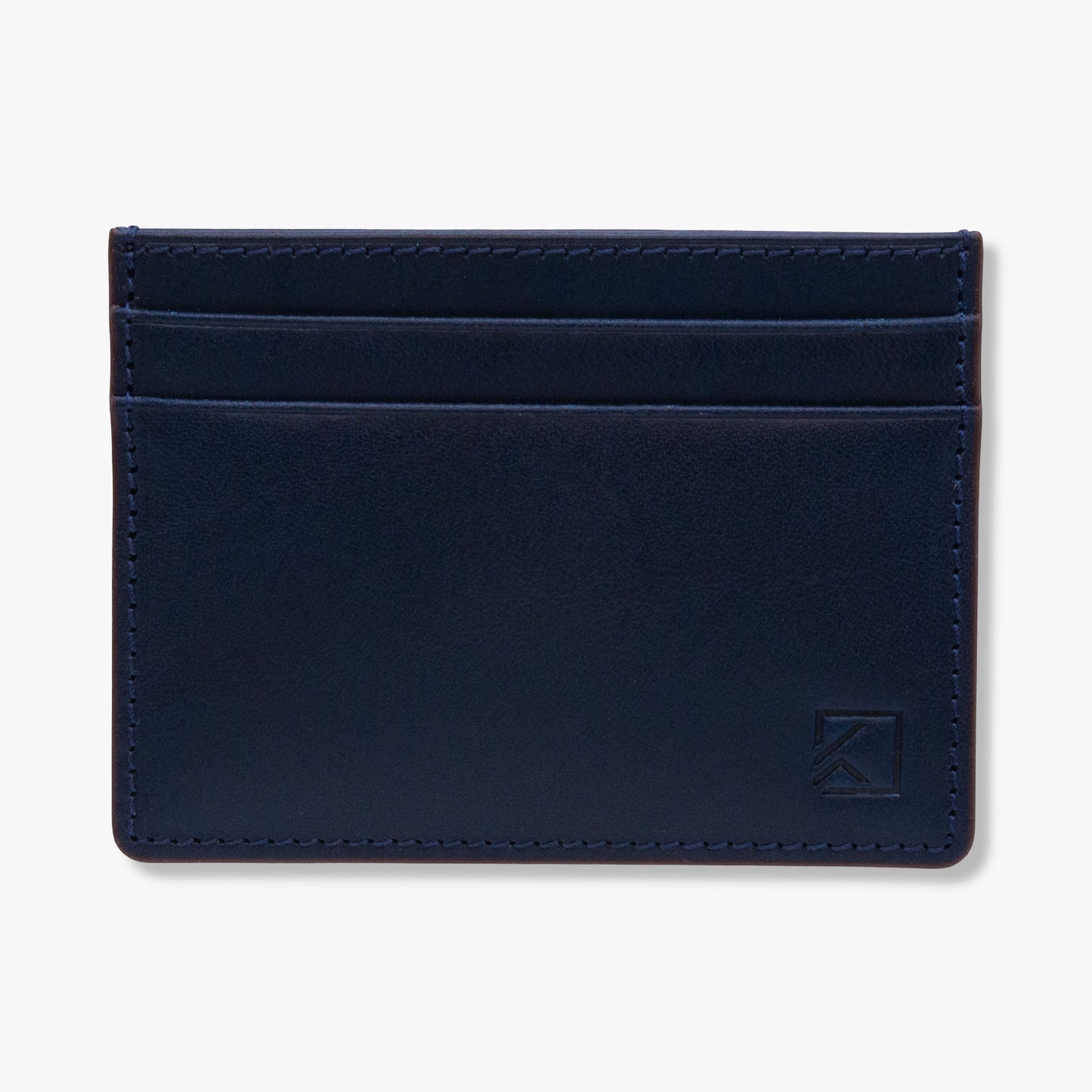 Premium Minimalist Slim Card Holder Wallet - Navy