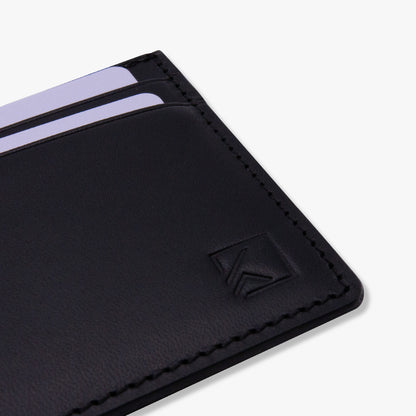Premium Minimalist Slim Card Holder Wallet - Midnight