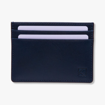 Premium Minimalist Slim Card Holder Wallet - Navy