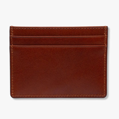 Premium Minimalist Slim Card Holder Wallet - Walnut