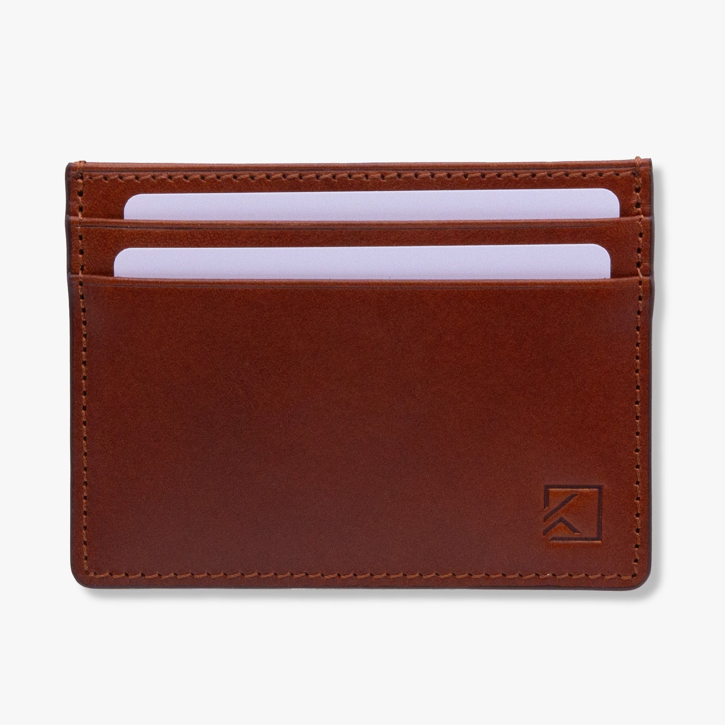 Premium Minimalist Slim Card Holder Wallet - Walnut